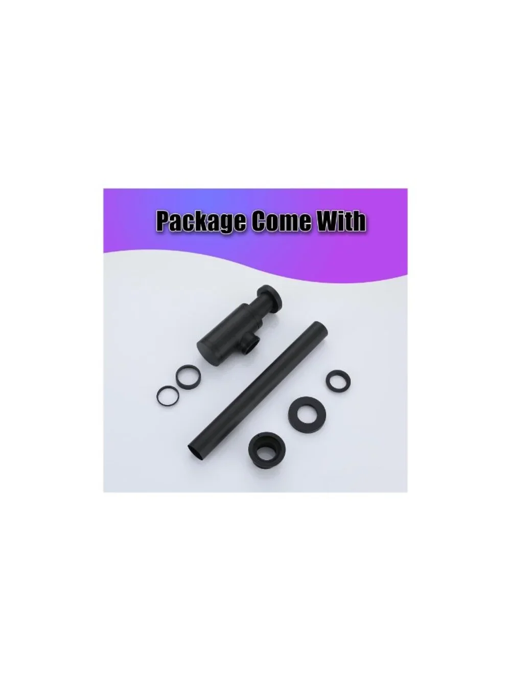 NEW Matte Black 1 1/4